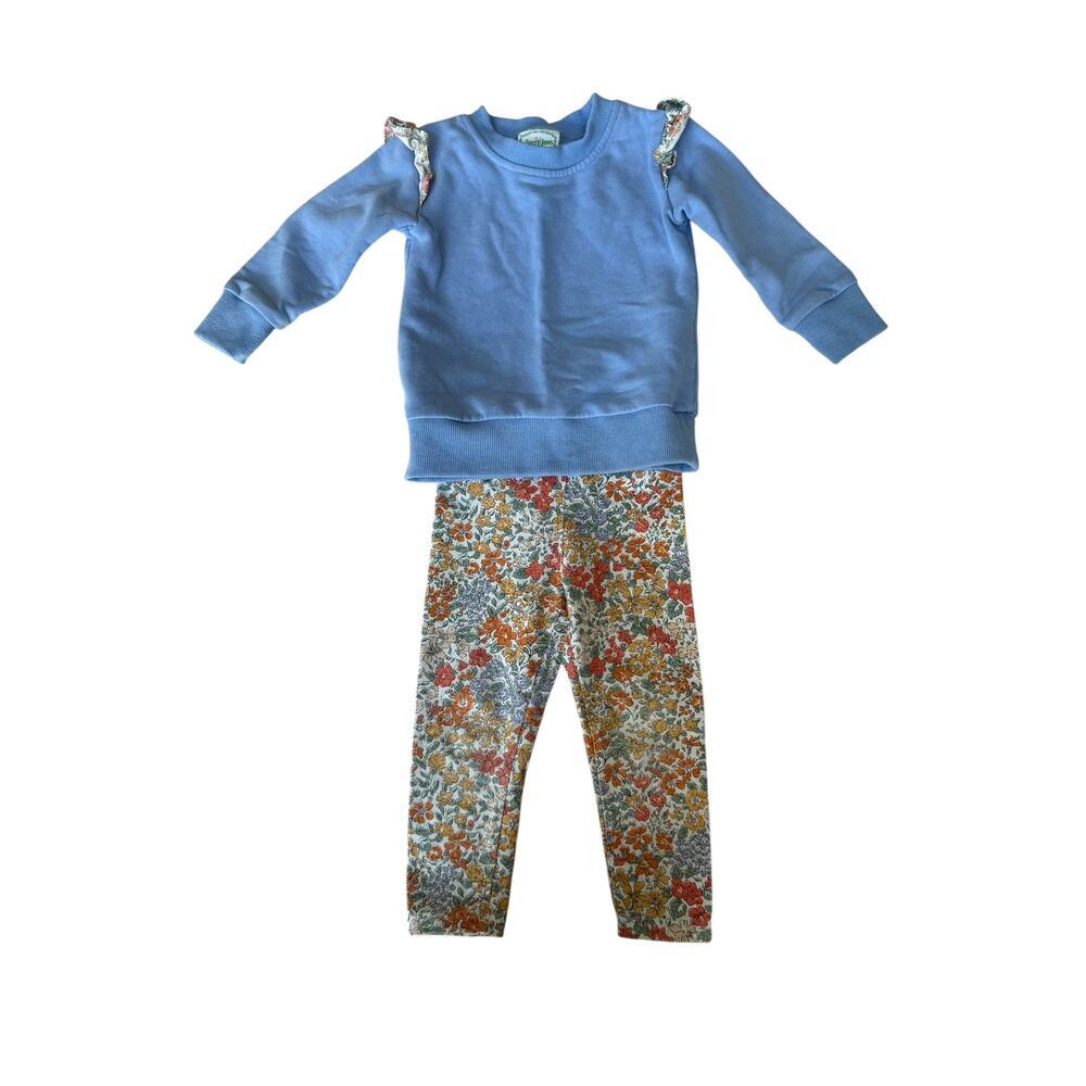 Grace & James Baby Blue Top Bottom Set Size 18M
